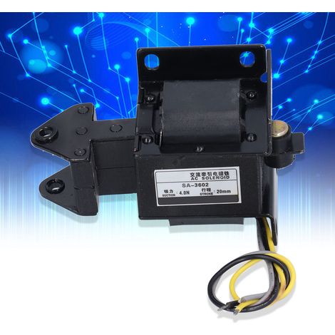 Électroaimant de traction BERM® SA-3602, électroaimant miniature à traction-poussée, 220 V CA (1/5)