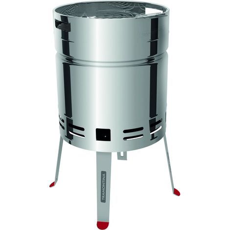 Tramontina Grilltonne Grillfass Edelstahl Cerveja Ø 41 cm Campinggrill (1/2)