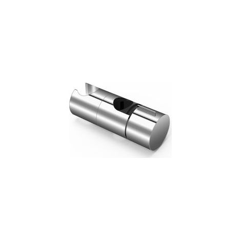Support de Douche, 18-25MM à Diamètre Réglable,Chromé + Conception ABS Support Douchette, Installation Simple, Convient Aux Barres de Douche Rondes D'un Diamètre Extérieur de 18 -25 MM