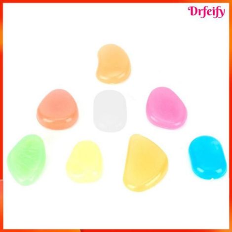 Pierre d'aquarium - - 200 pcs Fluorescentes - Résine plastique non toxique - 25 mm - Multicolore (1/5)
