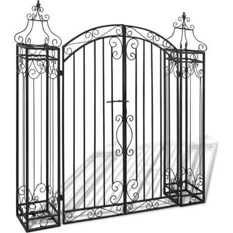 FIMEI Portillon ornemental de jardin Fer forgé 122 x 20,5 x 134 cm (1/5)