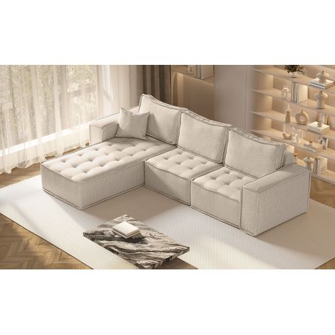 Kaiser Möbel L-förmige Bohoo-Maxi-Ecke in zeitlosem Design Champagner Links (1/5)