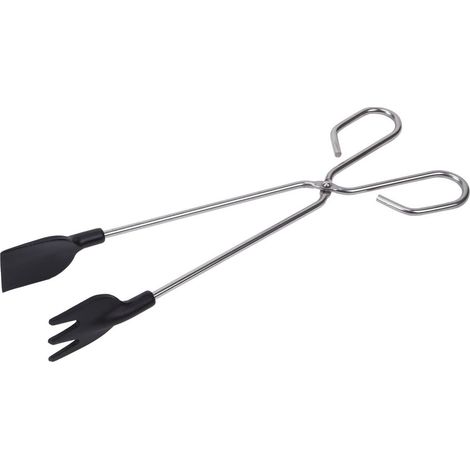 Pince à Barbecue Inoxydable avec Pelle Nylon Courte 30 cm (1/2)