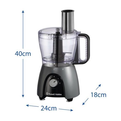 Russell Hobbs 27111-56 robot da cucina 600 W 2,3 L Nero, Trasparente (1/5)