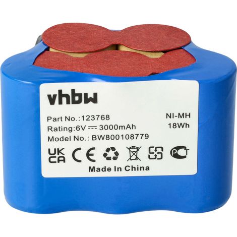 vhbw Battery Pack compatible with KTM and Other Mopeds with Charge Regulator (3 Ah, 6 V, NiMH)