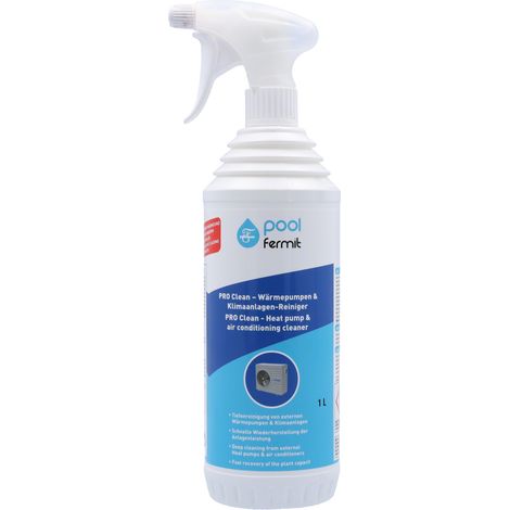 Fermit Pool PRO Clean Wärmepumpen & Klimaanlagen-Reiniger 1,0l Flasche 09122 (1/4)