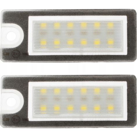 Kit luci targa a LED, AutoTune, per Volvo S60, Volvo S80, Volvo V70, Volvo XC70, Volvo XC90