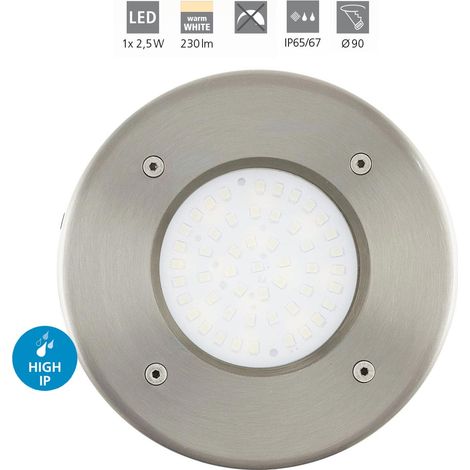Eglo LED Außen-Einbauleuchte Lamedo Ø 10 cm warmweiß Außen-Einbauleuchte (1/5)