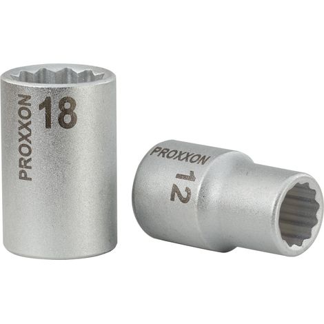 Proxxon 1/2- Vielzahn-Steckschlüsseleinsatz 12-kant 12 mm Nüsse & Einsätze