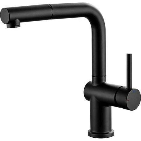 Miscelatore odrea modello 3047404061005 nero opaco design quadrato