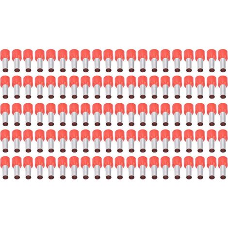 100PCS Embouts à Coudes Isolés en Cuivre pour Câbles 8AWG, Connecteurs à sertir E10‑12 (1/5)
