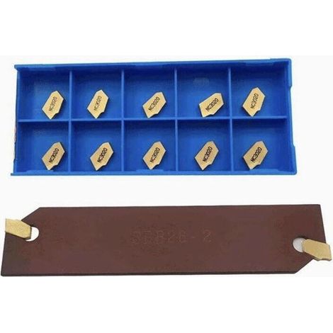 Plaquettes à rainurer indexables SP200 GTN-2 avec porte-plaquettes (1/5)