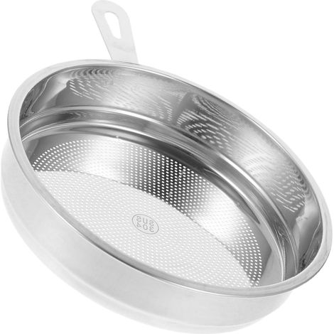 filtre en acier inoxydable - Filet de filtration à mailles fines pour carafe à huile - Séparateur de graisse - Passoire de cuisine avec une durabilité et un confort de (1/5)