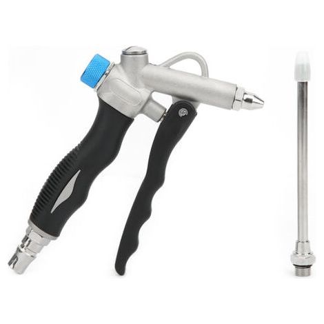 Pistolet de soufflage pneumatique réglable, dépoussiéreur d'air industriel, compresseur portatif, outil de nettoyage G1/4 pouces (1/5)