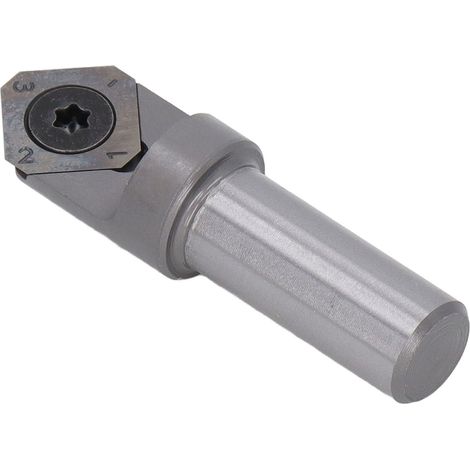 Fraise à rainer en V 90° queue 12,7mm, carbure tungstène revêtu PTFE, coupe nette du bois, résistance à l'usure, outil de défonceuse professionnel (1/5)