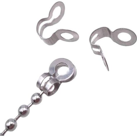 TERMINALE 'EASY' PER CATENA Ø 3,6 mm / cf.25 pezzi - nichelato