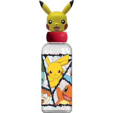 Botella Figurita 3d 560 Ml Pokemon