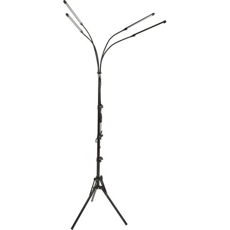 Appareil de thérapie rouge, lampe de thérapie infrarouge 660 nm/850 nm avec support réglable pour le soulagement des douleurs corporelles, 4 têtes, prise UE 100-240 V (1/5)