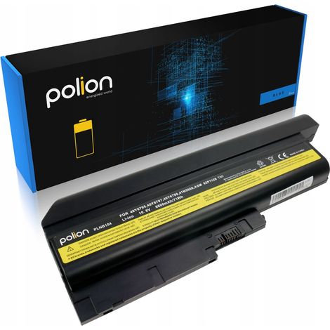 Batería del portátil LENOVO ThinkPad R500 R60 R60e R60i R61e R61i T500 6600mAh