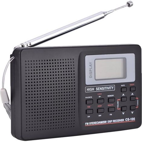 Batteriebetriebenes Transistorradio – Tragbares Radio – Kleines Radio – Mini-FM/AM-Notfallradio – Taschenradio – Ersatzradio – Batteriebetriebenes Radio