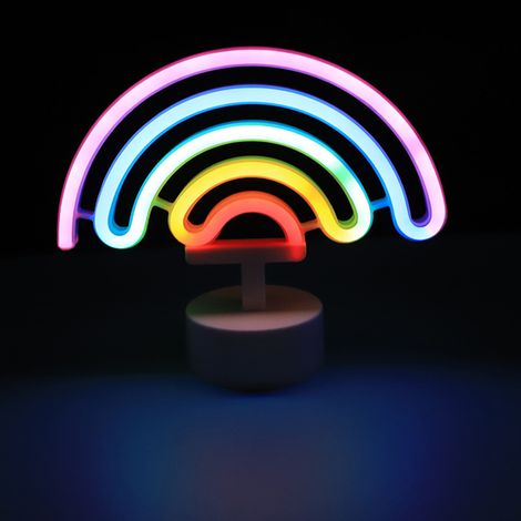 Veilleuse design mignonne, lampe de chevet, fonctionne avec 3 piles AA, alimentation USB, portable, pour la décoration intérieure, cadeau d'anniversaire. (1/5)