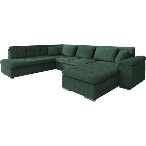 Sofá rinconero Comfivo Gemma, Poso 14, Función de descanso, Almacenaje, 348x205x76cm, 0 (1/5)