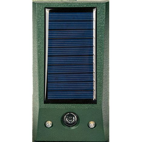 Répulsif à rongeurs ultrasonique rechargeable à énergie solaire, répulsif à loups étanche avec lumière LED clignotante (1/5)