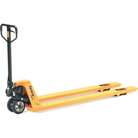 fetra Gabelhubwagen - 1,2 to., Gabellänge 1.800 mm, Bereifung Elastic-Vollgummi schwarz