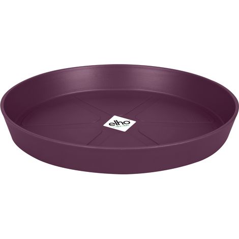 Elho Loft Urban Soucoupe Ronde 34 - Violet - L 34 x B 34.1 x H 5 cm - extérieuraccessoires - 100% recyclé