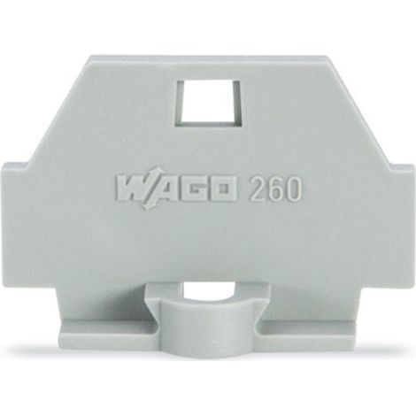 WAGO GmbH& Co. KG Abschlußplatte mit Flansch 260-361 (1/2)
