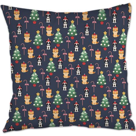 Housse de coussin 45x45 cm en polyester léger pour décoration de maison et de chambre la saint-valentin (1/5)