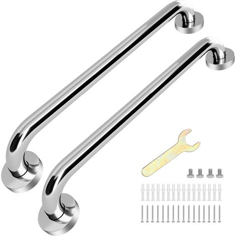 Barre d'Appui Douche,Inox, Antidérapante,50cm,Barres d'Appui de Salle de Bain,pour Douche, Baignoire, Anti Rouille (1/5)