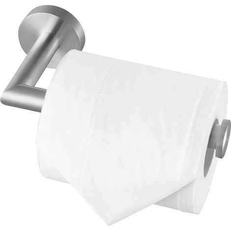 Porte Papier Toilette Mural Acier Brossé, Support Papier Toilette pour Salle de Bain, Acier Inoxydable SUS 304, Derouleur PapierToilette Murale WC (Acier Brossé) (1/5)