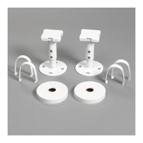 ZE Zubehör Set 2xHFK, lackiert H:140-170mm, weiß RAL 9016, m.Abdeckk.