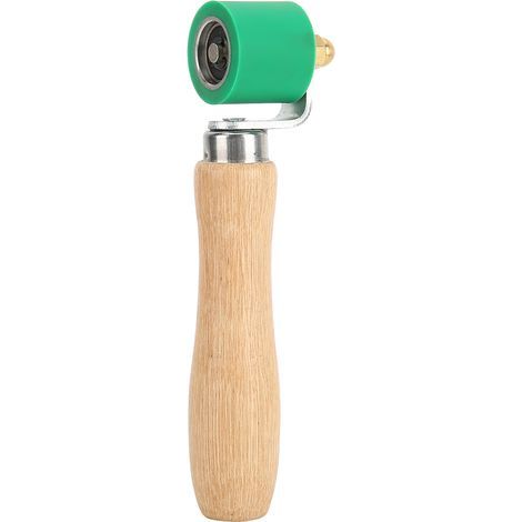 Rouleau de pression manuel en silicone de 1,1 pouces, roulement à 2 voies, outil de soudage résistant aux hautes températures à 260 °C (vert) (1/5)