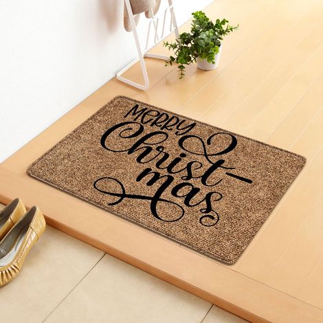 Tapis De Sol - Tapis De Porte Noël Gnome - Rectangulaire 40 X 60 Cm - Pour Entrée Couloir Cuisine Salle De Séjour - 1 Pièce (1/5)