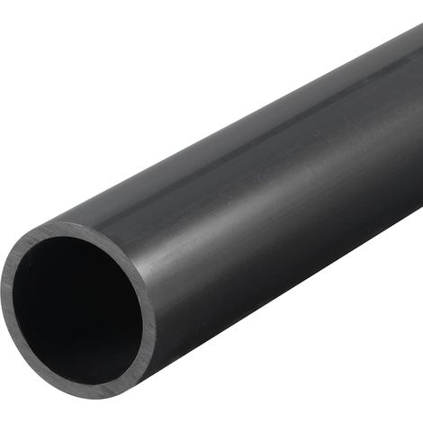 Tube PVC Rigide Noir 27mm ID 32mm OD 50cm Tuyau PVC Résistant aux Chocs pour Conduites d'Eau, Artisanat, Décoration et Gaines de Câbles (1/5)
