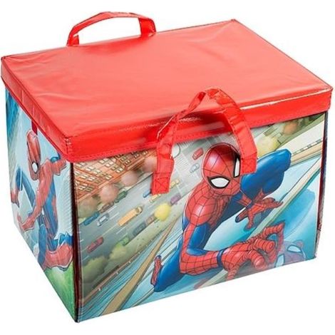 DOMOPAK - TOY BOX MAT SCATOLA+TAPPETO GIOCO SPIDERMAN