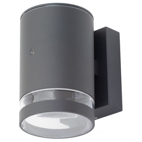 Litecraft Helo Wall Light Outdoor Up Down Fitting With Photocell - Anthracite