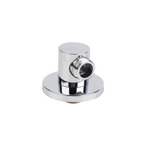 Connettore per tubo doccia a parete in rame, raccordo a gomito a parete, accessori per bagno G1/2 pollice