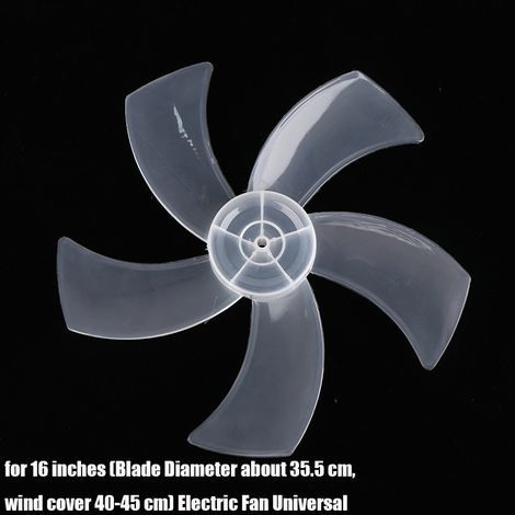 Pales de ventilateur haute puissance, pales de 16 pouces, universelles pour ventilateurs sur pied, ventilateurs de table et ventilateurs muraux, 5 pales. (1/5)