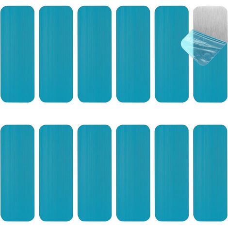 Lot de 12 bandes magnétiques adhésives LED pour éclairage sous meuble, bandes de rechange adhésives adaptées aux surfaces en bois et en plastique (1/5)