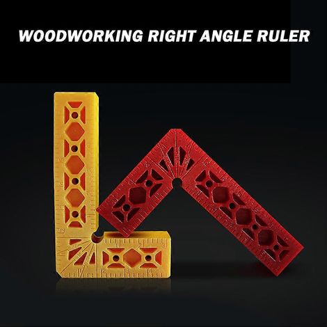 Règle d'angle à 90 degrés pour le travail du bois, équerre de serrage en L, panneau de positionnement en forme de L pour le travail du bois (1/5)