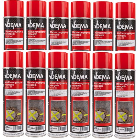 Markierungsspray / Baum Markierfarbe 500 ml 12-er SET neon-gelb Markierspray (1/5)
