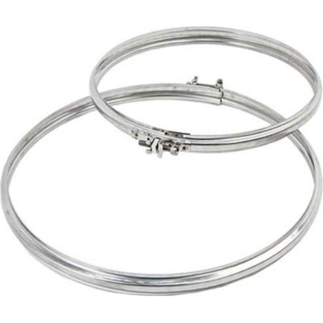 Fascetta bloccaggio tubo acciaio inox aisi 304 cm 15 (10 pezzi) Zincogroup