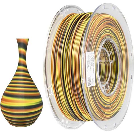 Filament œil de tigre Pierre 1,75 mm 1 kg Filament FDM pour imprimante 3D Matériaux d'impression 3D Série Roche sédimentaire PLA Aspect pierre (1/3)