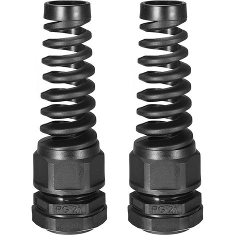 Presse-étoupe PG21 Nylon étanche IP68 13-18mm Dia mixte Fil 2Pcs (1/5)