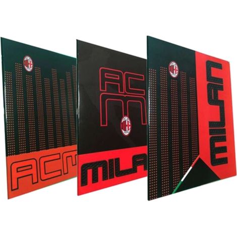 Maxi Quaderni 20+1Ff.80Gr. R/Q Milan X12