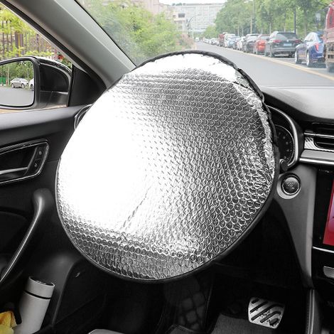 Coprivolante - parasole per volante, parasole per volante con catadiottro termico, parasole per volante, parasole per auto, parasole per veicolo, parasole per auto (1/5)