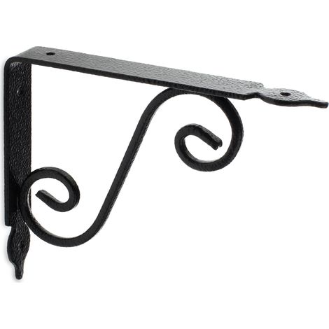 Escuadra en Acero Negro Forja  Medidas 26145195 mm  1 Unidad - (1/3)